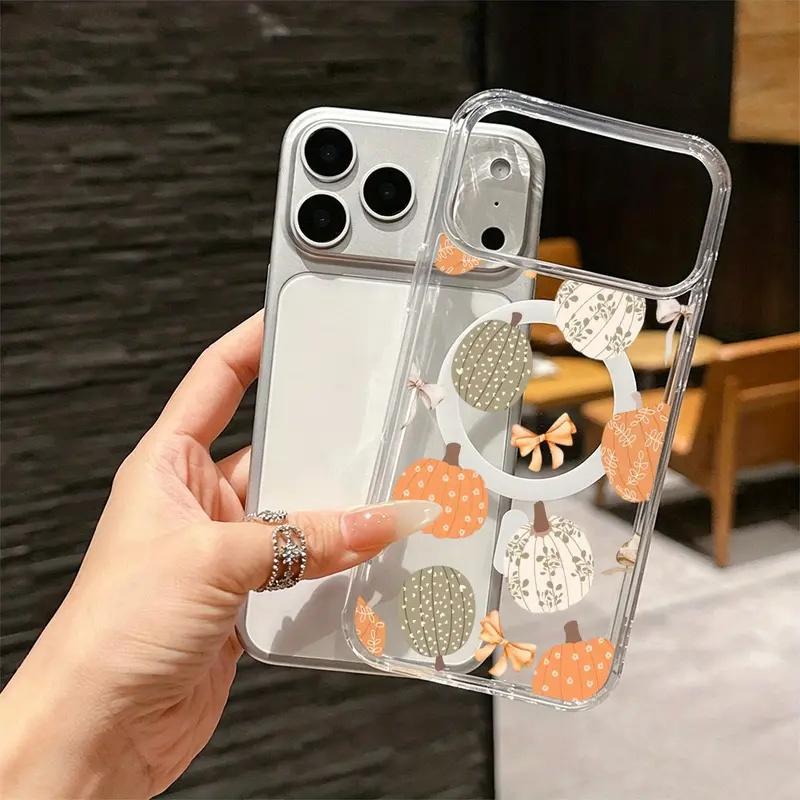 Fall Pumpkin Iphone Case phone case, view 3