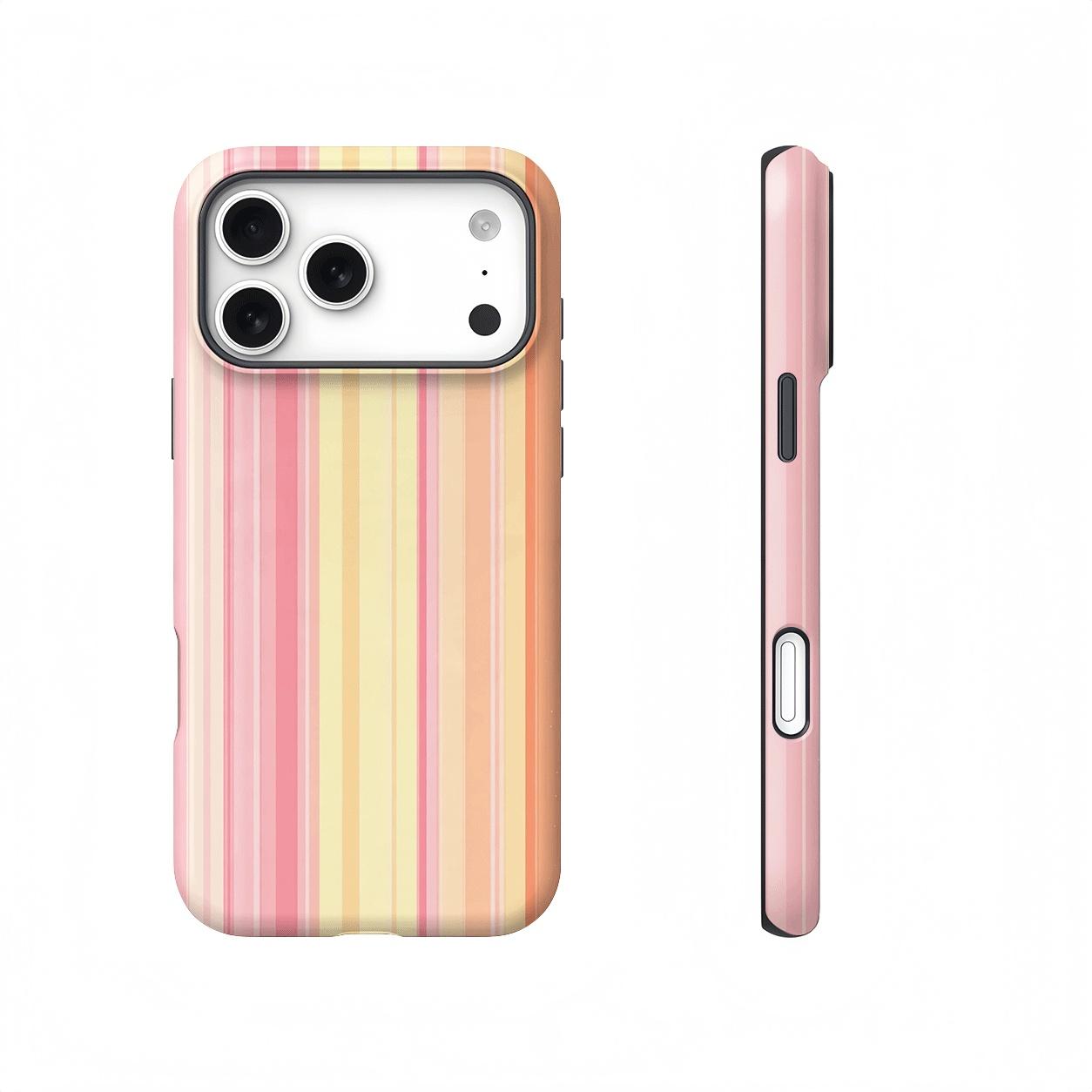 Pastel Stripe Magnetic Compatible phone case, view 1