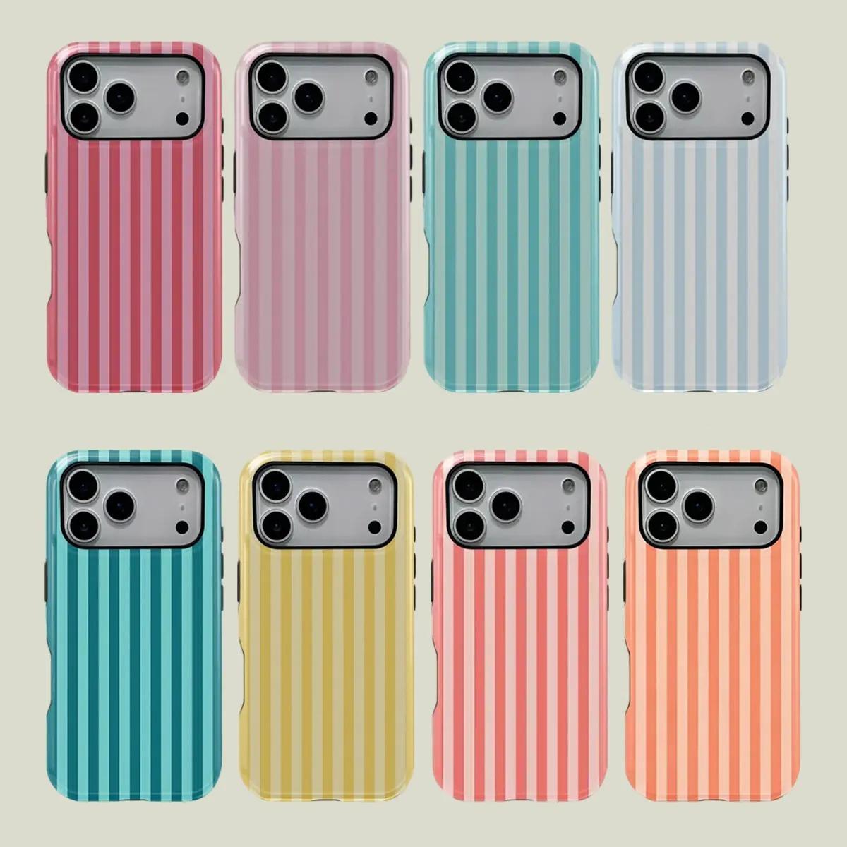 1PC Striped Print Summer phone case, view 1