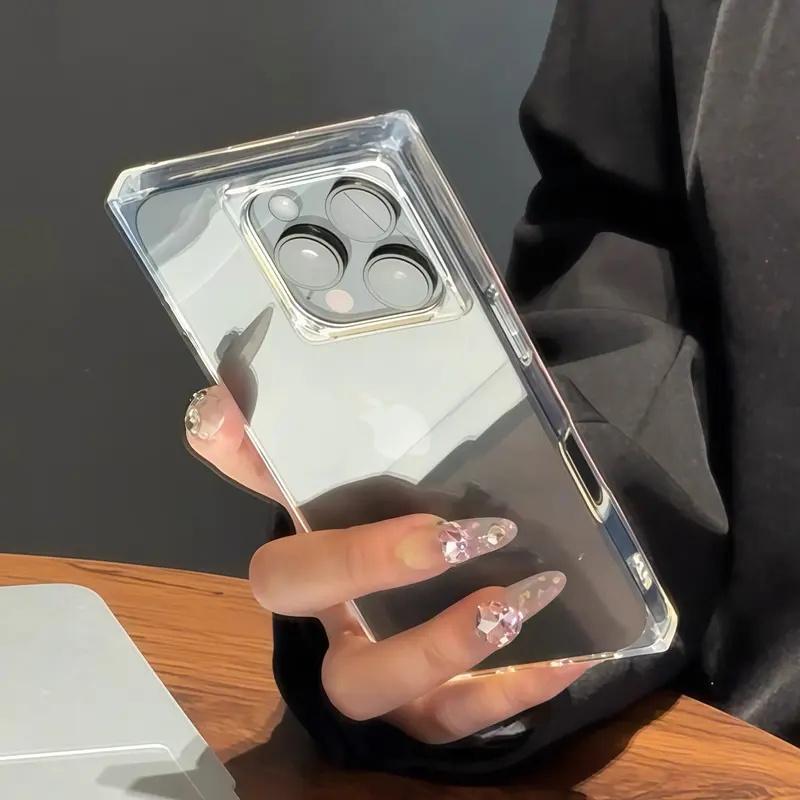 Square Clear Iphone Case phone case, view 5