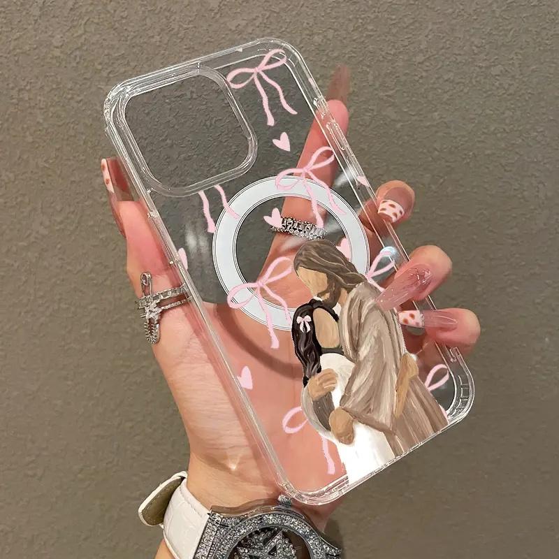 Magnetic Clear Iphone Case — Edition 8529 phone case, view 3