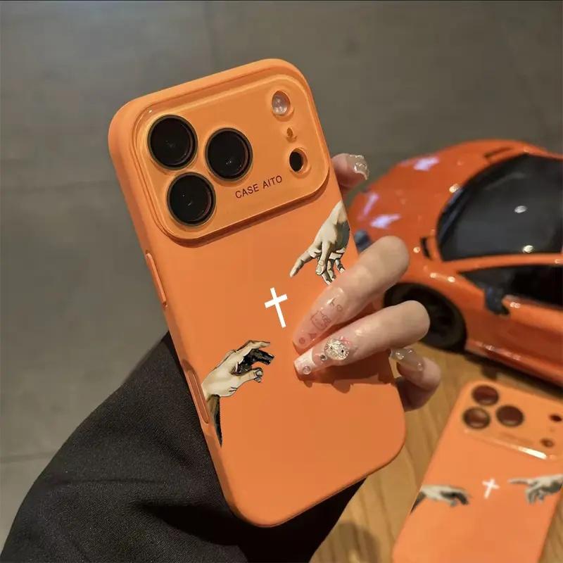 Creation Of Adam Hands Phone Case — Edition 7377 phone case, view 18