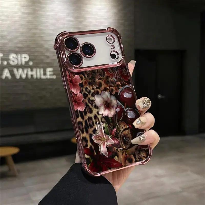 Leopard Floral Phone Case phone case, view 11