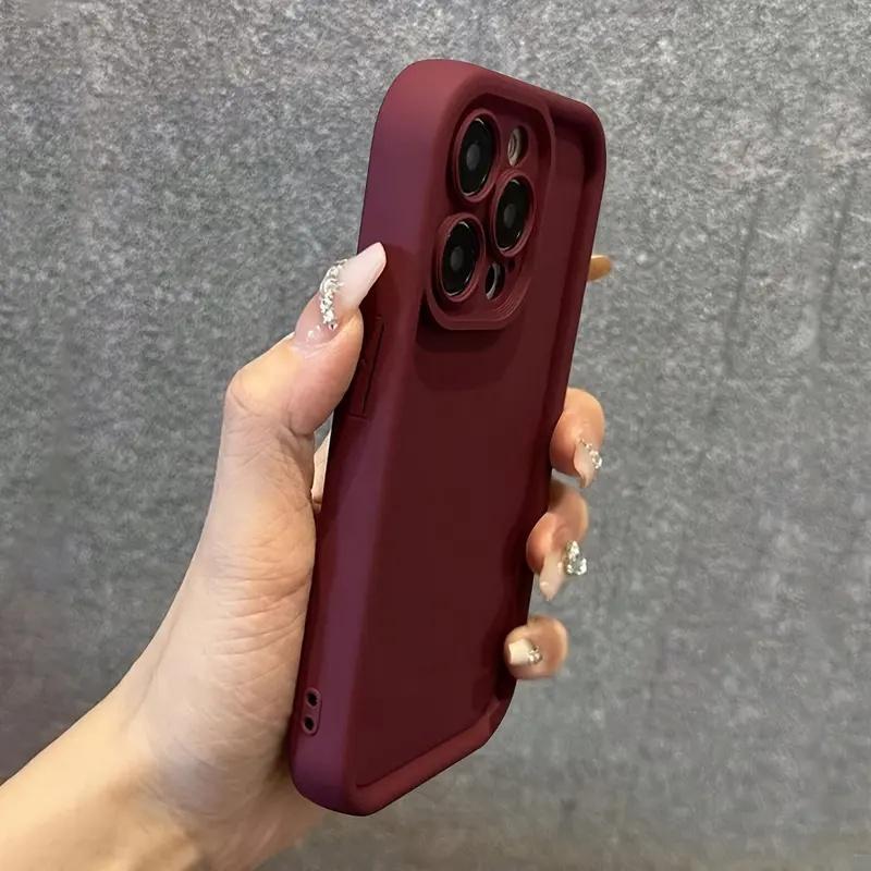 Solid Color Matte Soft Anti Fall Case phone case, view 1