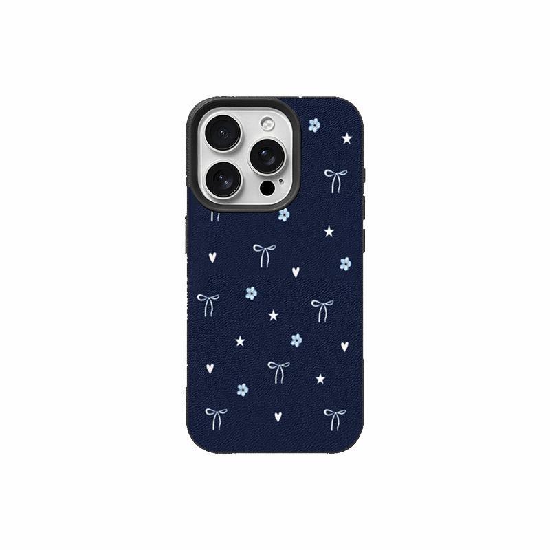 1pc Dark Blue Background phone case, view 5