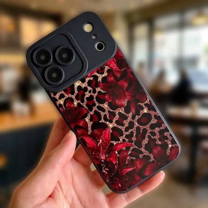 Floral Leopard Phone Case phone case, view 7