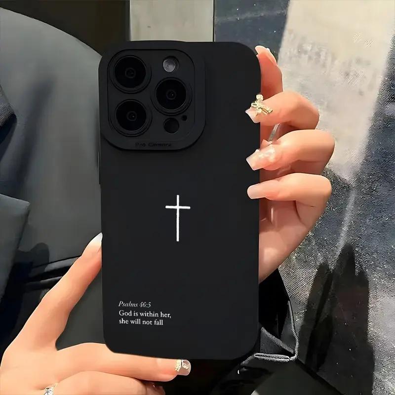 Cross Bible Verse Iphone Case phone case, view 1