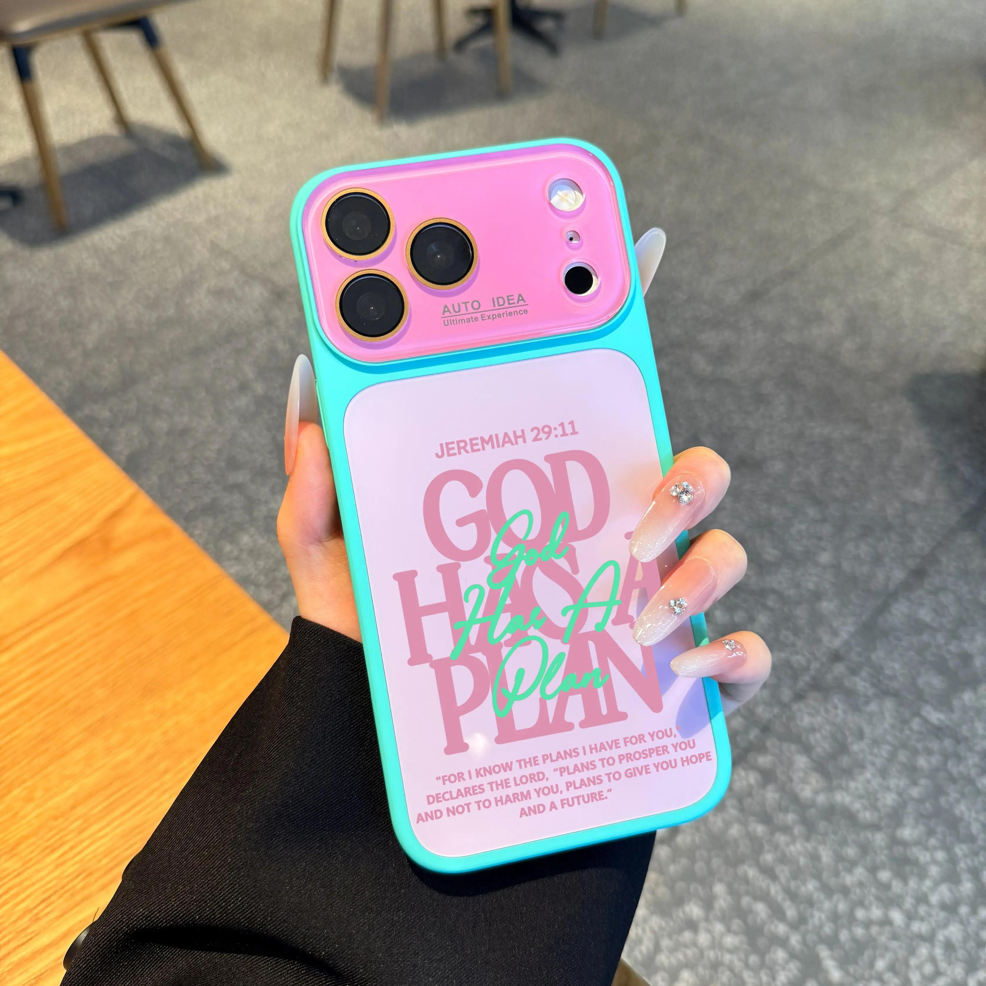 Jeremiah 29:11 God Has A Plan Christian Bible Verse Color Block phone case, view 1