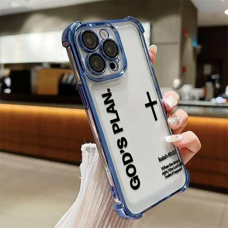 God'S Plan Clear Phone Case phone case, view 11