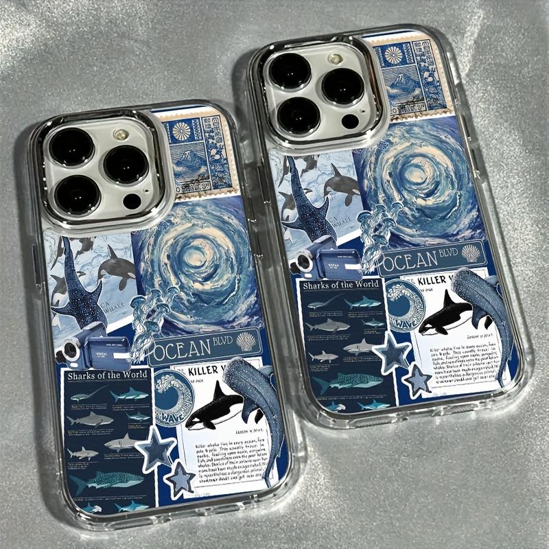 Ocean Collage Phone Case phone case, view 3