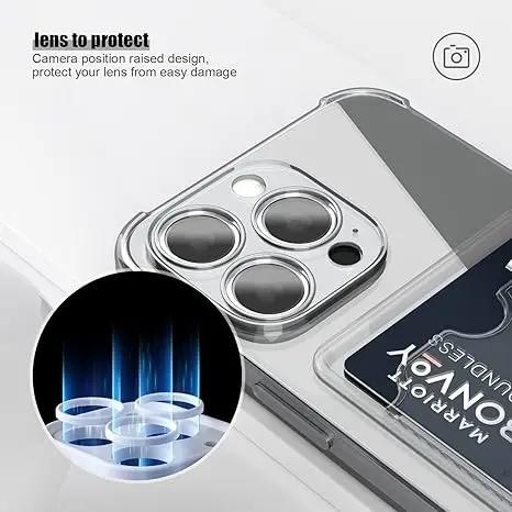 Clear Card Slot Wallet Phone Case phone case, view 2