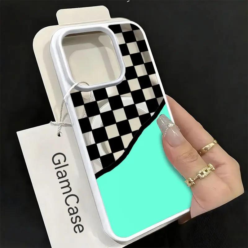 Checkerboard Phone Case phone case, view 9