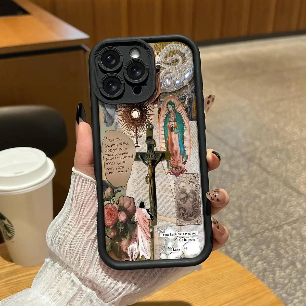 Virgin Mary Collage Phone Case phone case, view 7