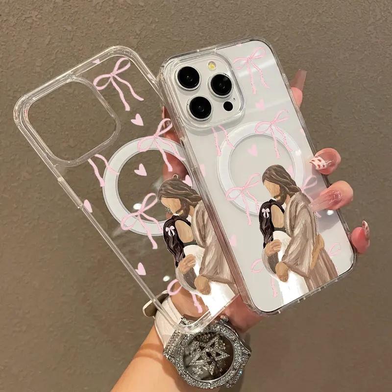 Magnetic Clear Iphone Case — Edition 8529 phone case, view 1