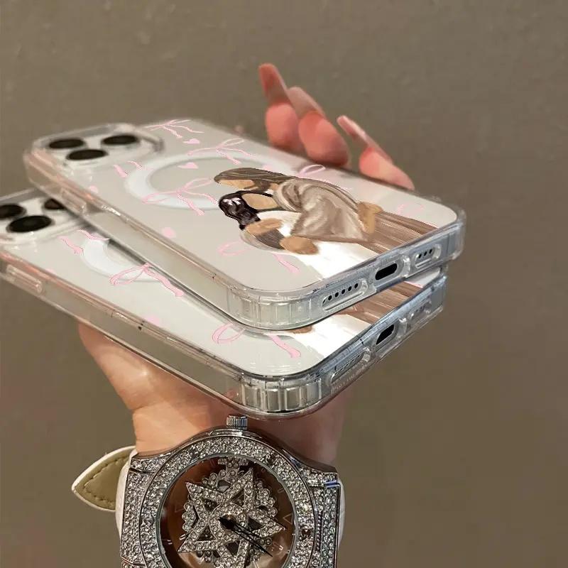Magnetic Clear Iphone Case — Edition 8529 phone case, view 8