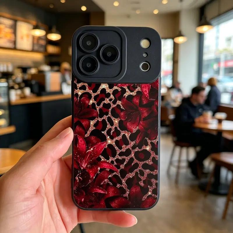 Floral Leopard Phone Case phone case, view 6