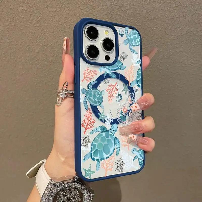 Magnetic Clear Iphone Case — Edition 9345 phone case, view 8