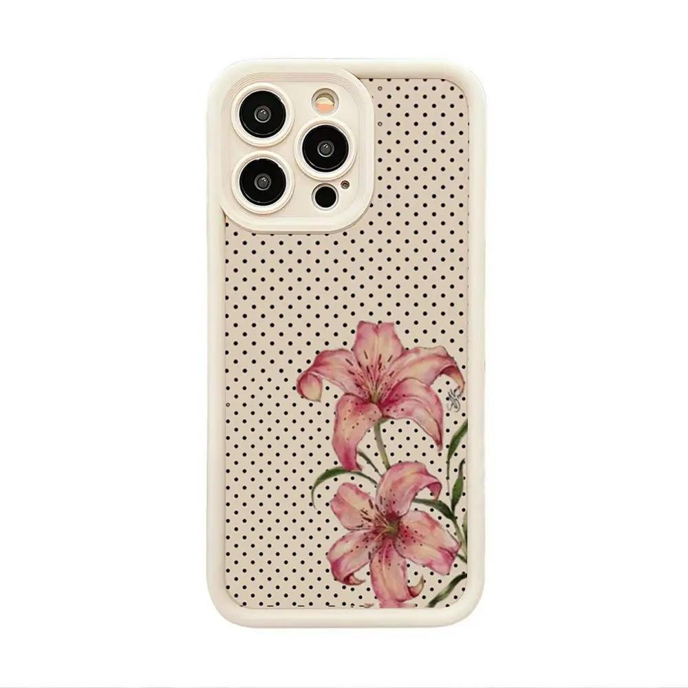 Floral Polka Dot Phone Case phone case, view 6