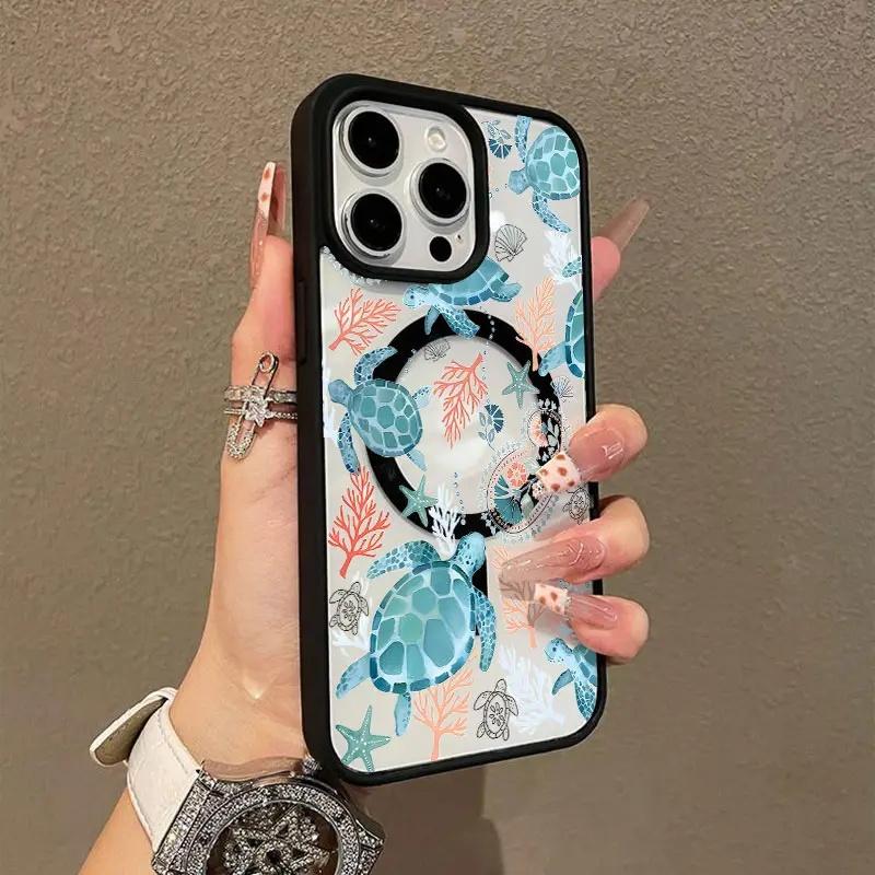 Magnetic Clear Iphone Case — Edition 9345 phone case, view 4