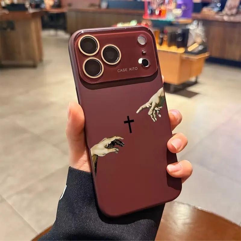 Creation Of Adam Hands Phone Case — Edition 7377 phone case, view 9
