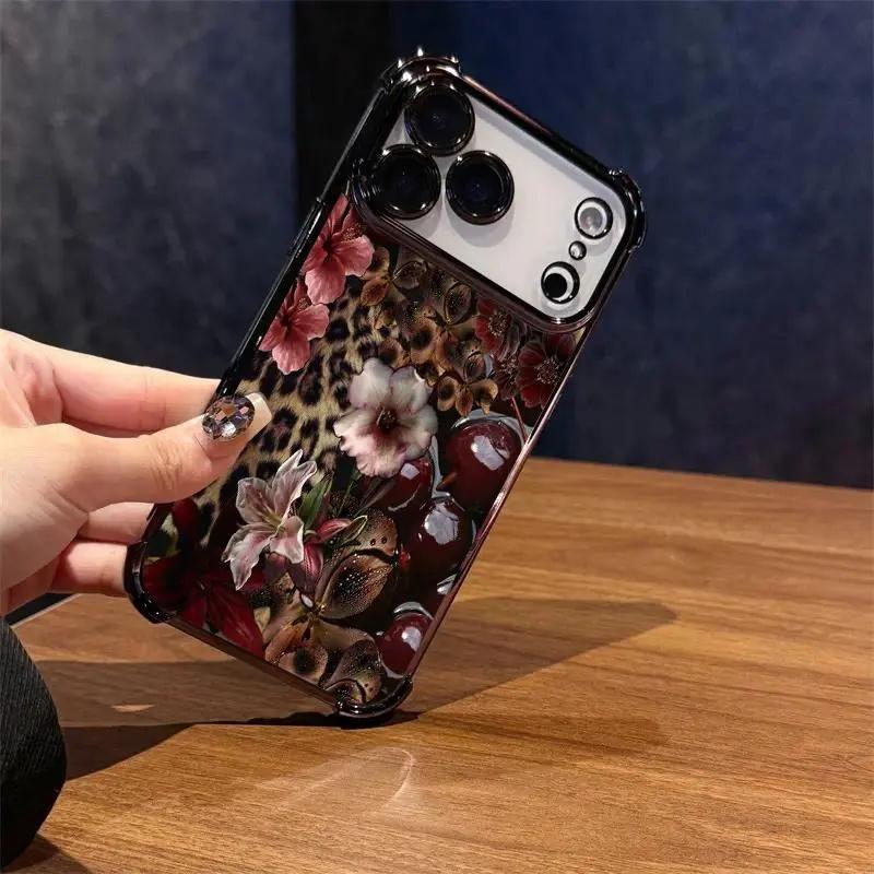 Leopard Floral Phone Case phone case, view 8